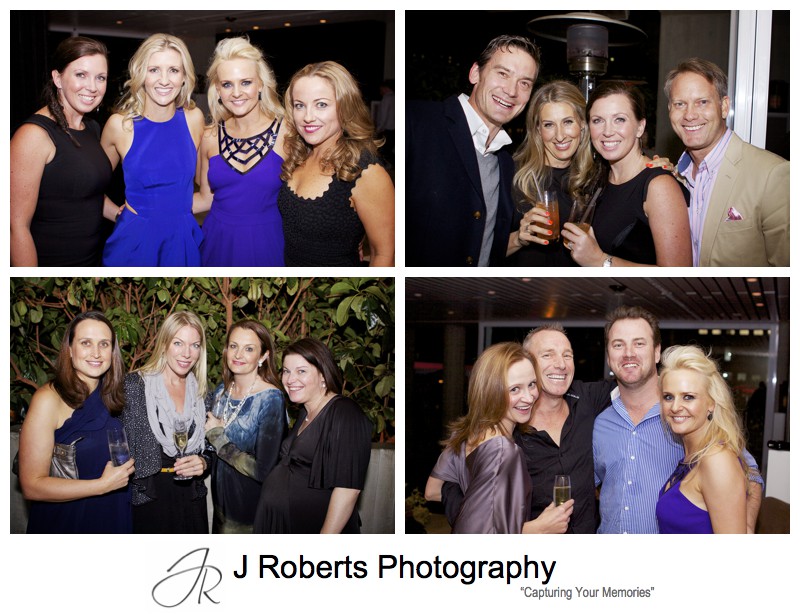 Groups of friends having fun at a birthday party - party photography sydney