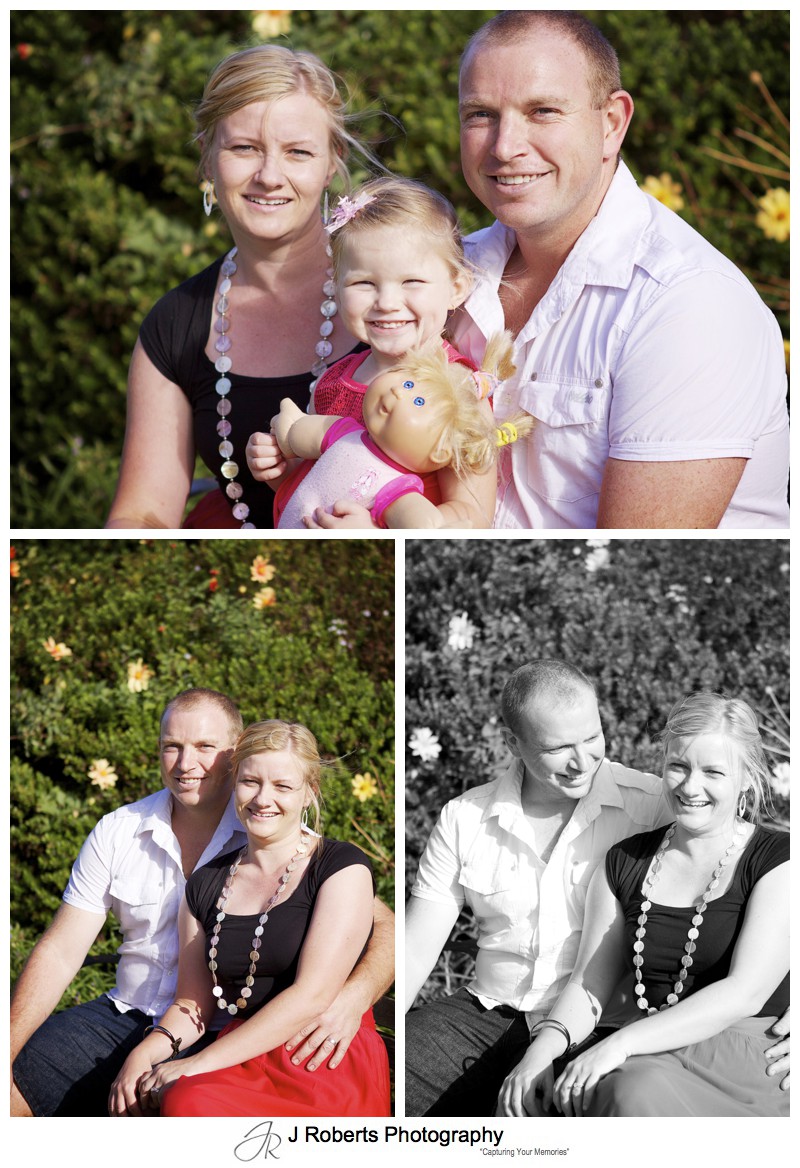 family portrait in centennial park - family portrait photography - sydney