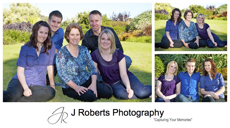 family of 5 portrait - family portrait photography sydney