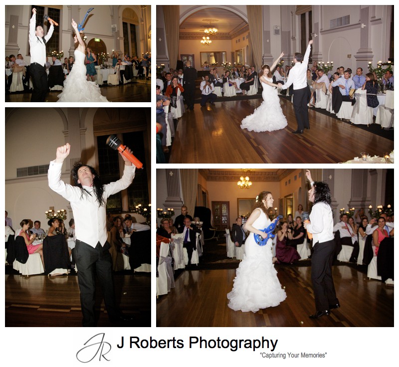 Bridal waltz to Bon Jovi = wedding photography sydney