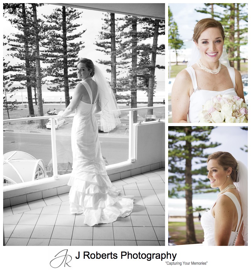 Portraits of a bride before the ceremony - wedding photography sydney