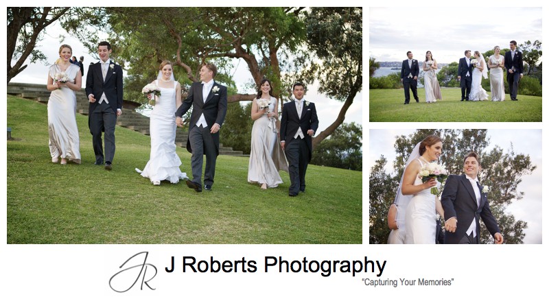Wedding photography at Georges Heights Headland Mosman - wedding photography Sydney