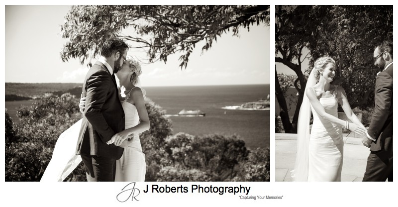 Sepia bridal photos - wedding photography sydney