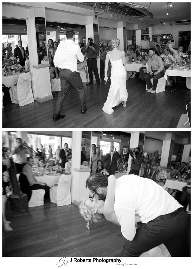 End to funky bridal waltz - wedding photography sydney