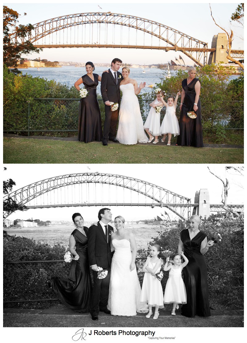 Crazy bridal party fun - wedding photography sydney