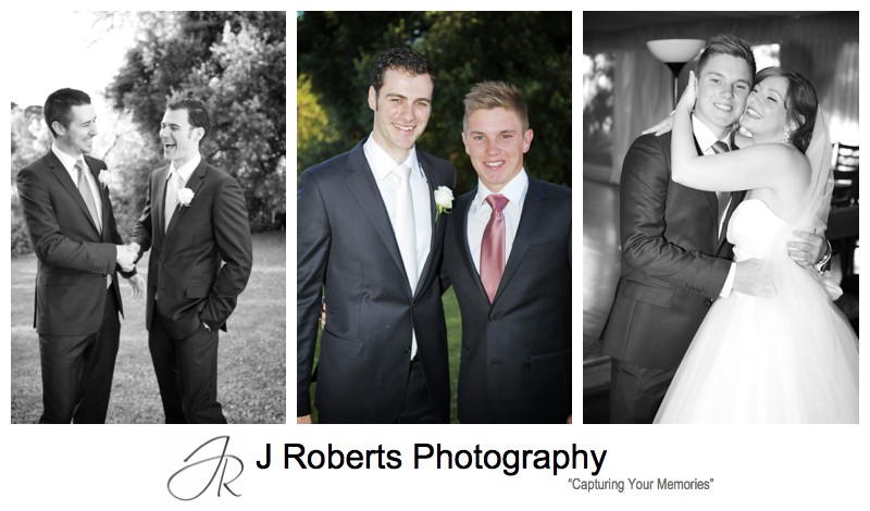 Groom with groomsmen - wedding photography sydney