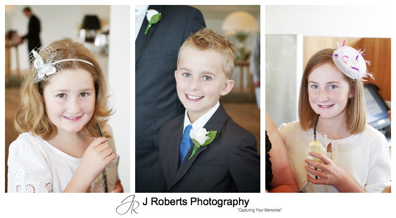 Kids at wedding - wedding photography sydney