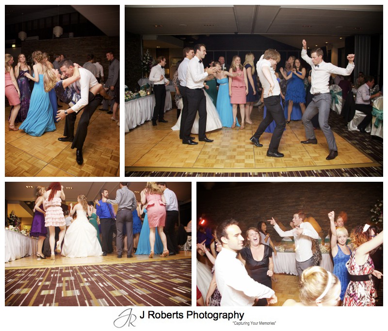 Wedding dance floor action - wedding photography sydney