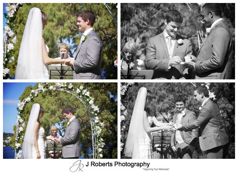 Details of the wedding ceremony - wedding photography sydney