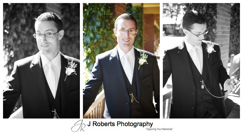 Portraits of a groom - wedding photography Sydney