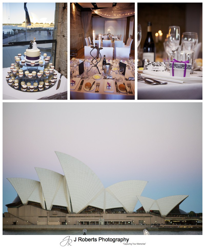 Wedding reception details at Wolfies Grill The Rocks - wedding photography sydney