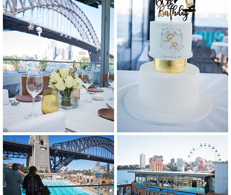 60th Birthday Party Photography Sydney – Aqua Dining Milsons Point – GRs Birthday Party – Professional Party Photography Sydney