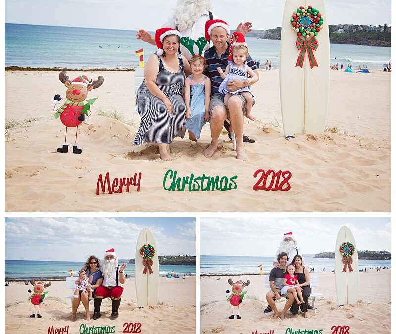 Aussie Santa Photos at Long Reef Beach Hot and Windy – Northern Beaches Santa Sydney