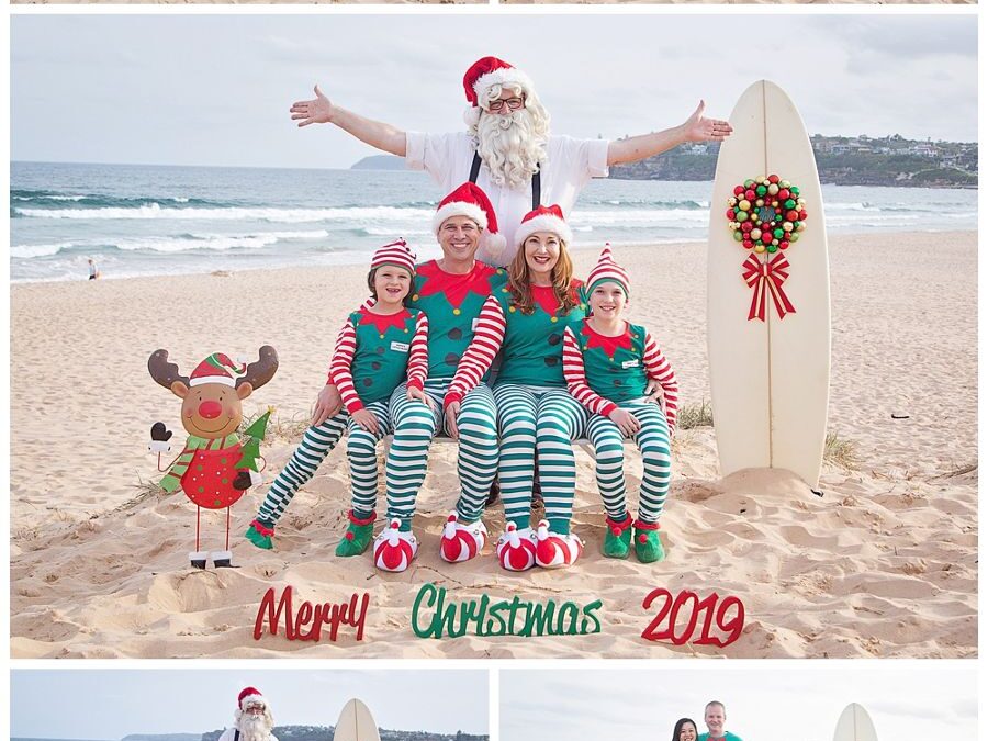 Aussie Santa at Long Reef Beach lots of fun with Santa 2019 – Beach Santa Photos Sydney