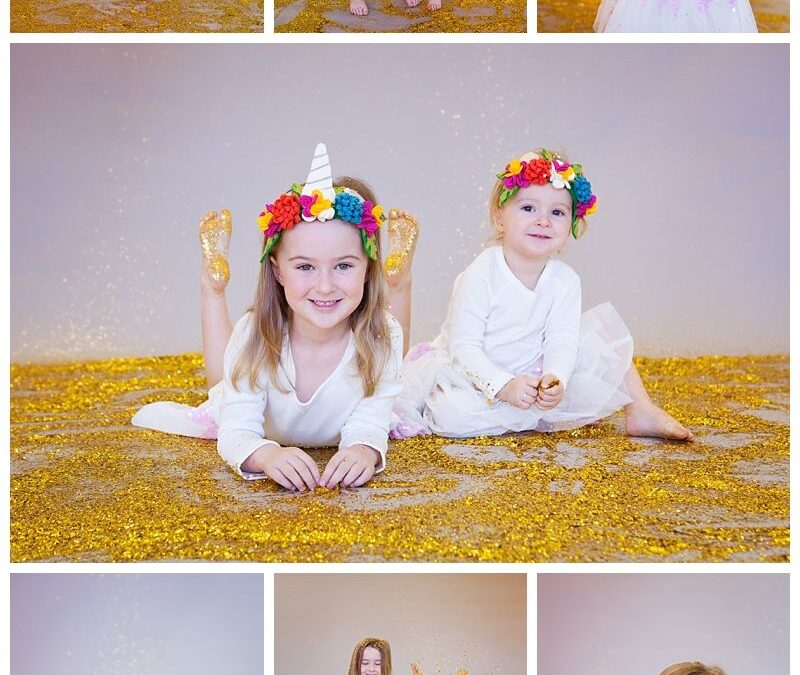 Glitter Mini Portrait Photography Sessions Sydney – Lot of Fun with Glitter – Professional Family Photographer Sydney